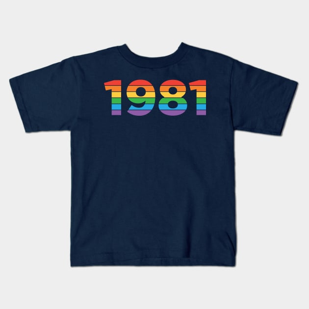 1981 Kids T-Shirt by JFCharles